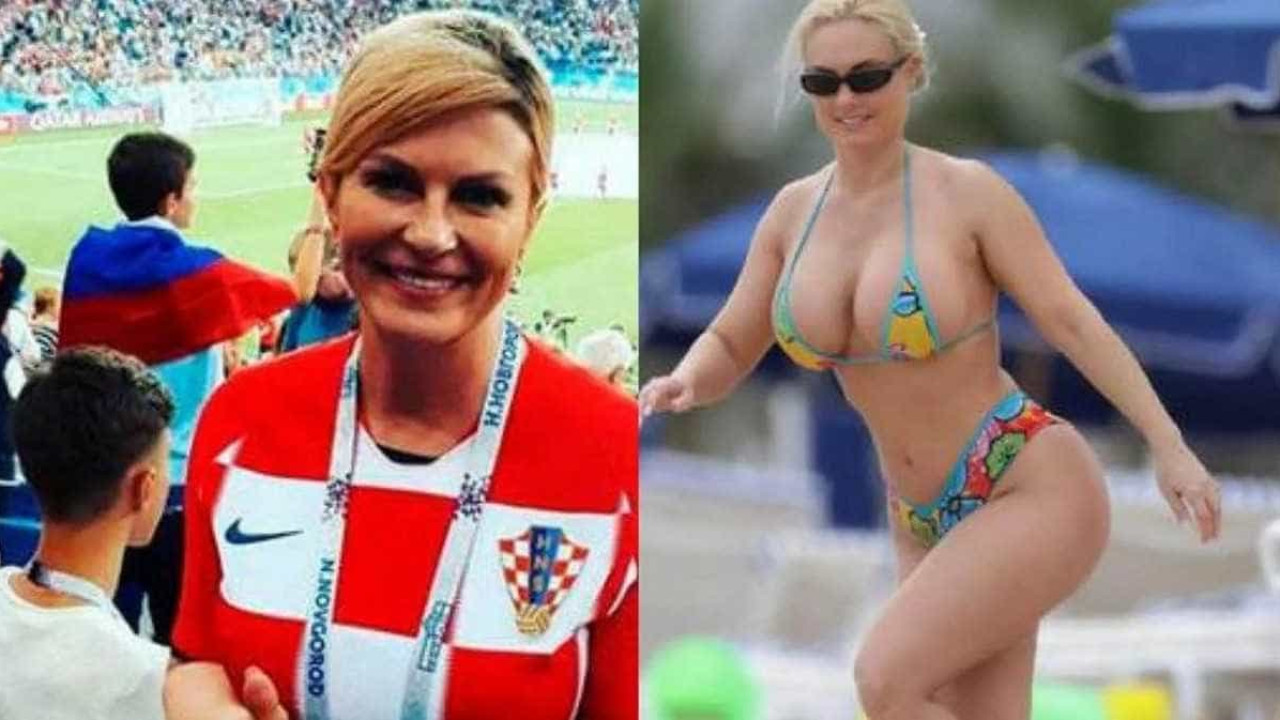 президент хорватии на пляже