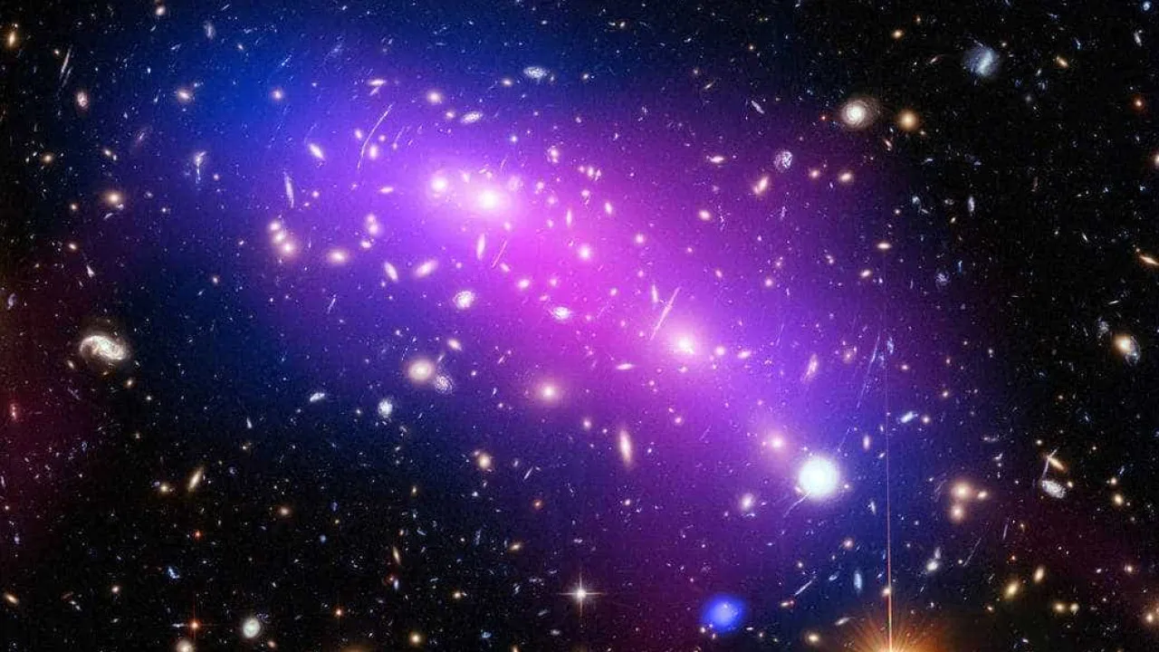 コレクション NASA SPACE COLLECTION Photo Nasa captura imagem incrível de galáxias colidindo no espaço