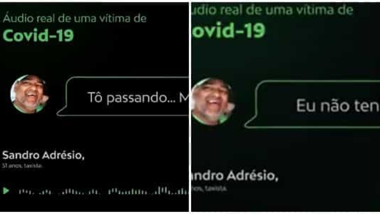 Governo de GO usa em campanha último áudio de paciente antes de morte por covid