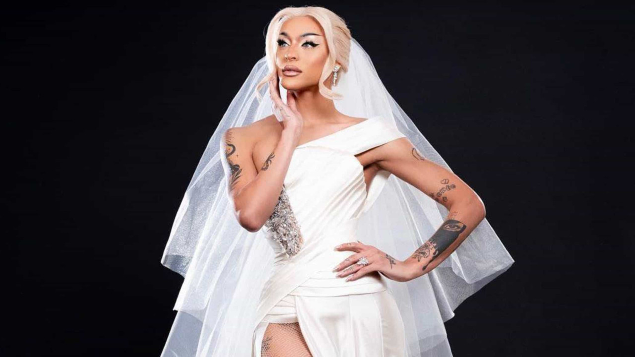 Vestido de noiva de Pabllo Vittar é avaliado em mais de R$ 500 mil