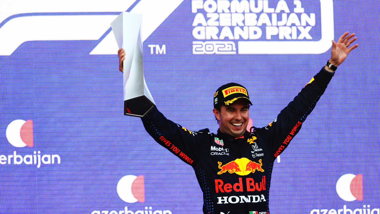 Max Verstappen bate, Hamilton erra e Sergio Perez vence o GP do Azerbaijão