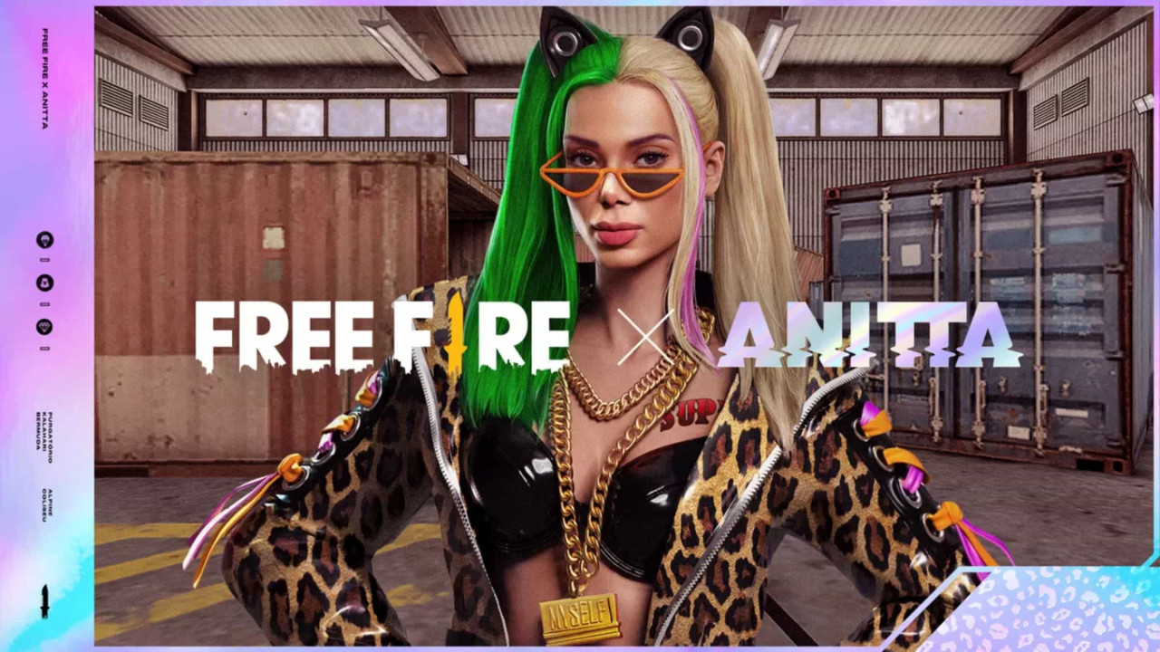 Anitta vira personagem do jogo 'Free Fire' em seu novo clipe, 'Tropa'; assista