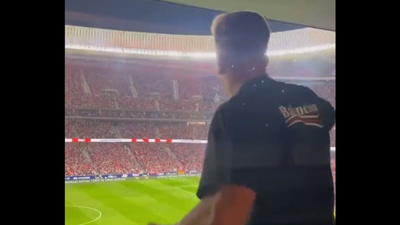 O polêmico gesto do filho de Diego Simeone que está dando o que falar