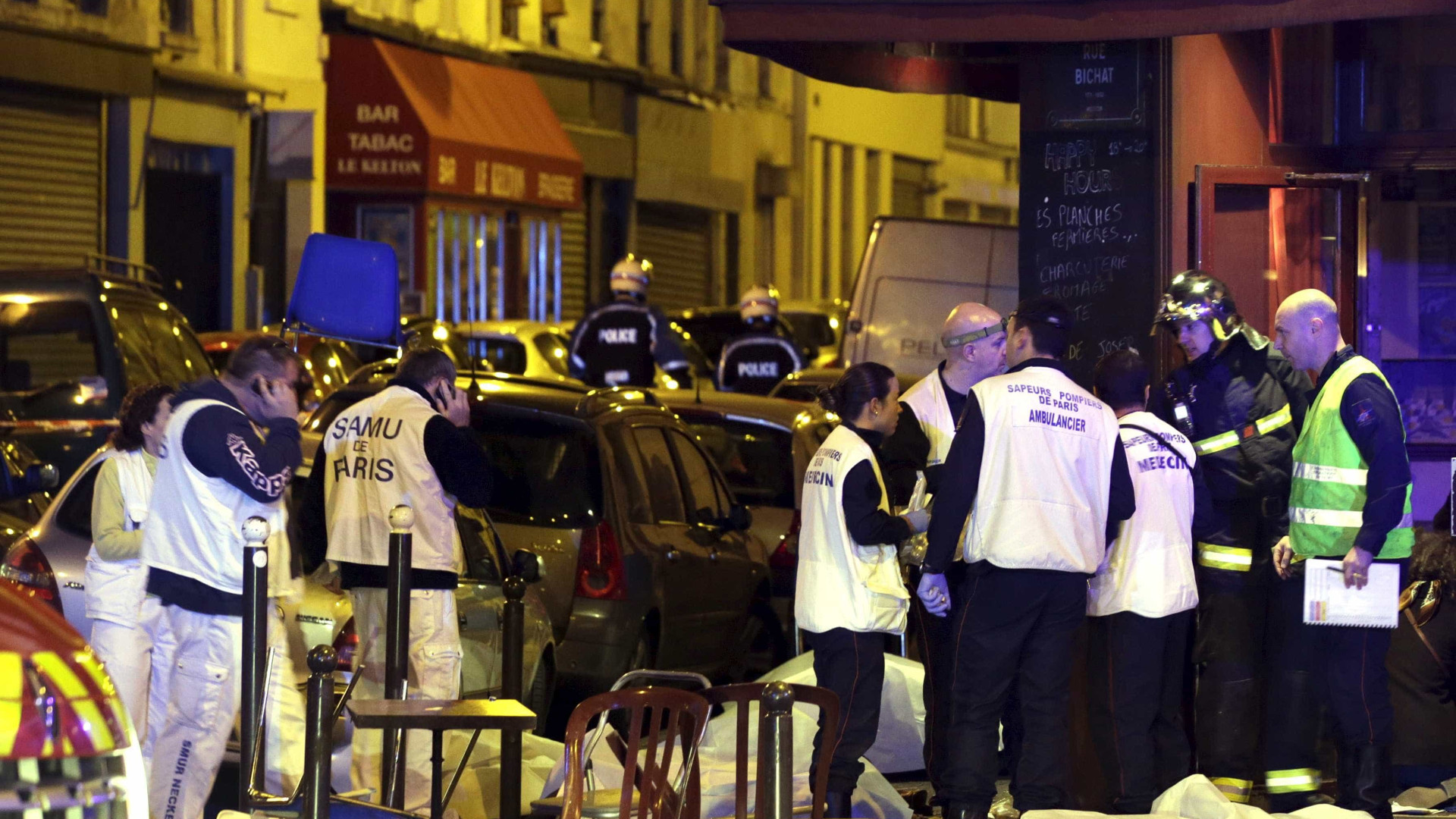 Ataques em Paris deixam pelo menos 140 mortos 