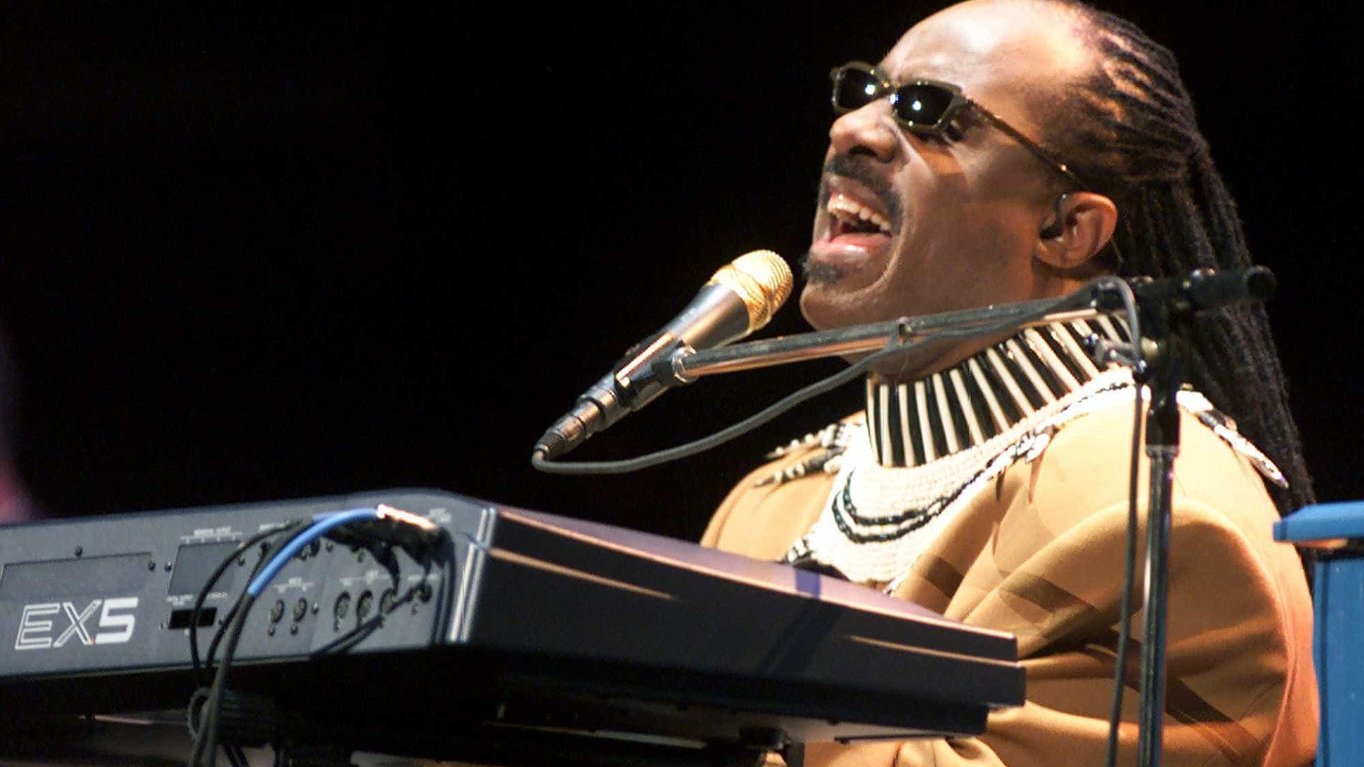 Stevie Wonder prega união e amor em Nova Orleans
