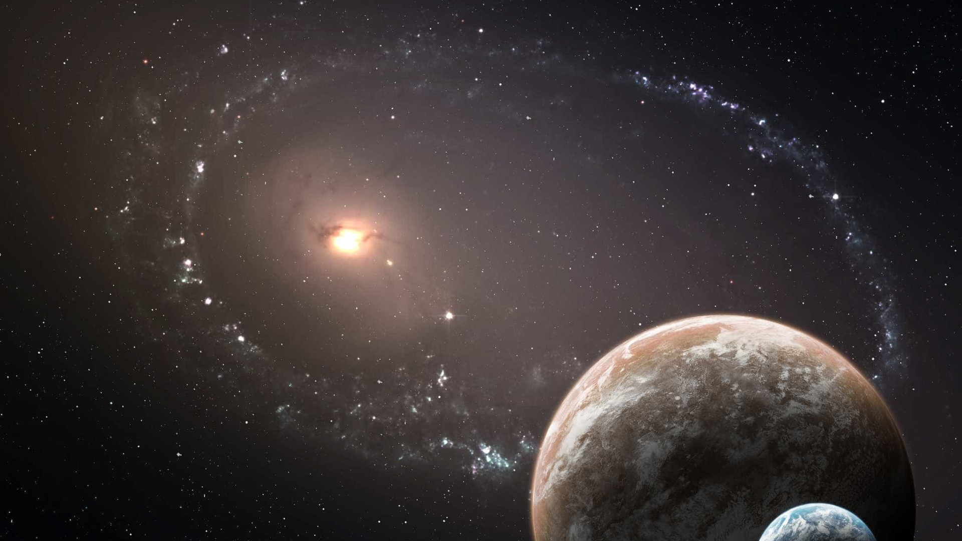 Detectados 15 sinais provenientes de uma galáxia anã