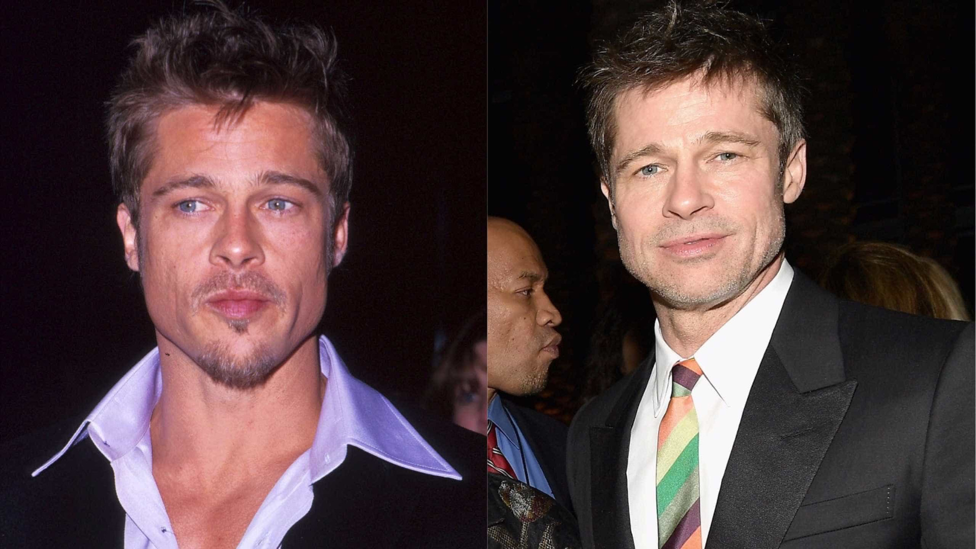 Brad Pitt recupera visual dos anos 90