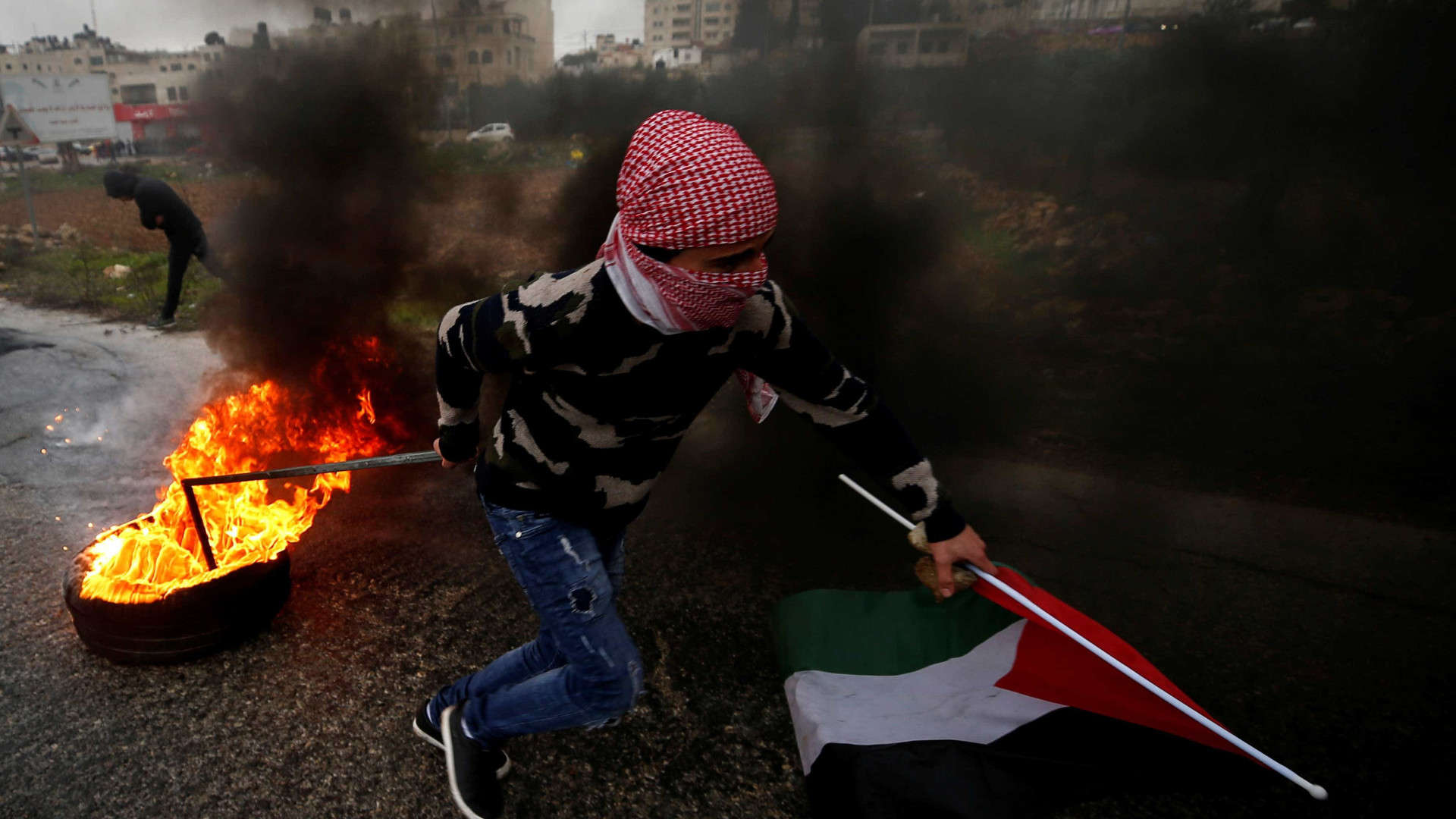 Visita de Mike Pence a Israel causa greve de palestinos