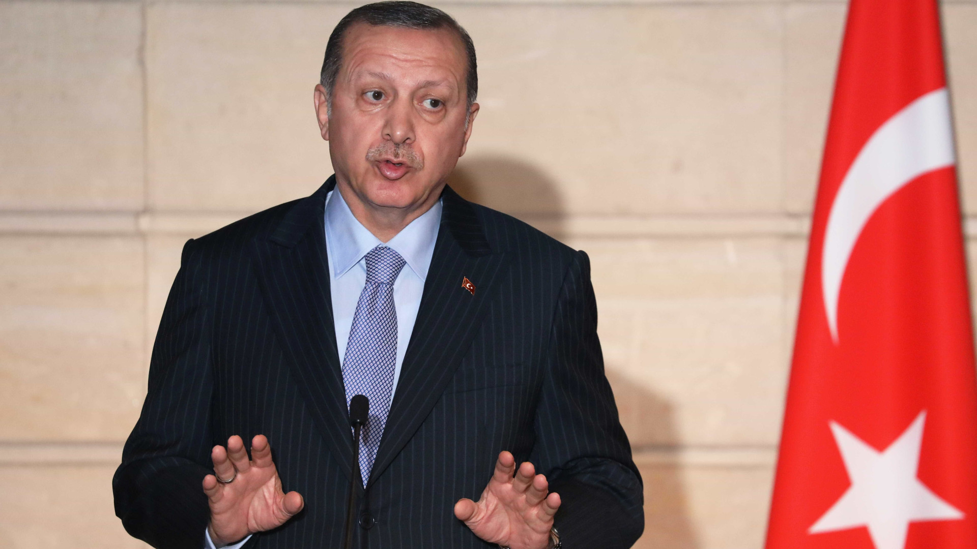 Presidente da Turquia cancela viagem à América do Sul