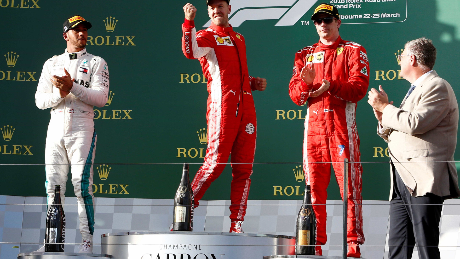 Vettel surpreende e supera Hamilton no GP da Austrália
