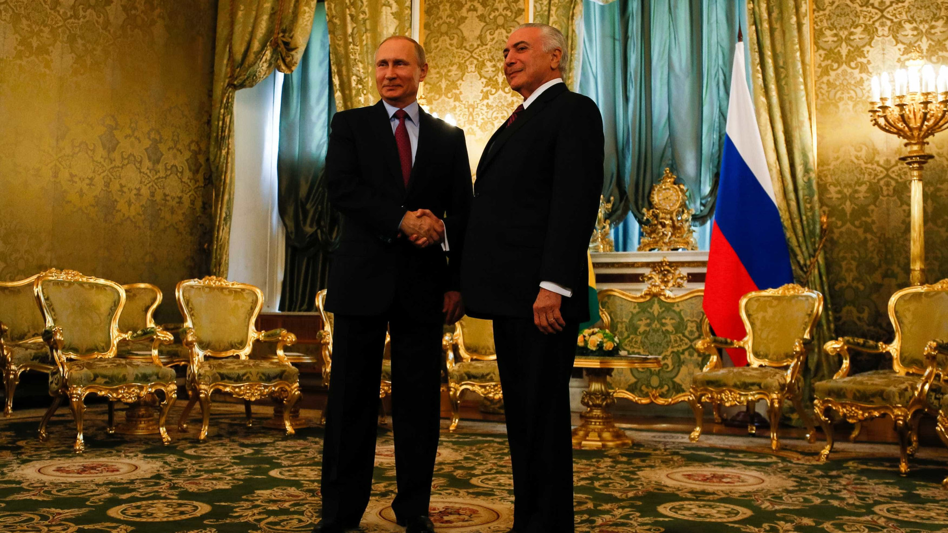Putin convida Temer para a festa de abertura da Copa do Mundo