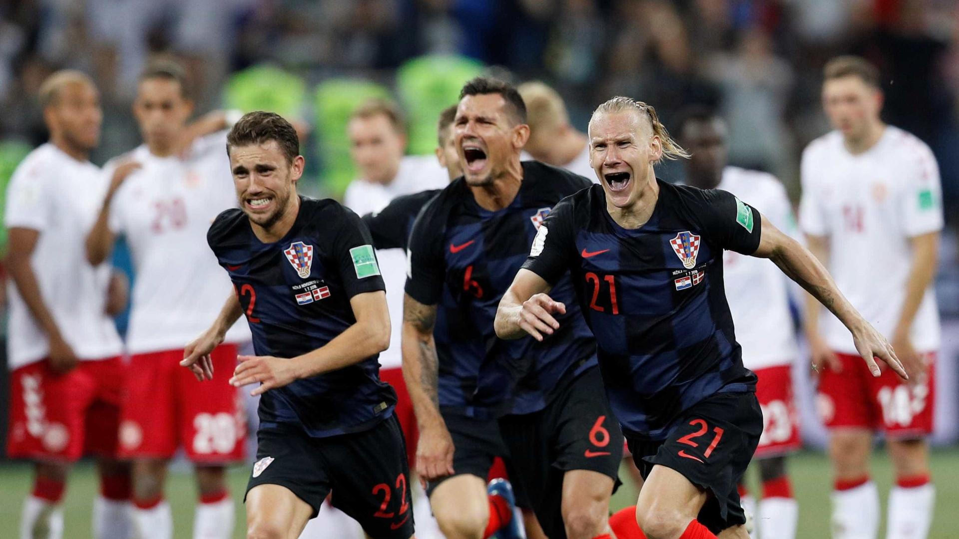 Croácia vence a Dinamarca nos pênaltis e vai às quartas da Copa