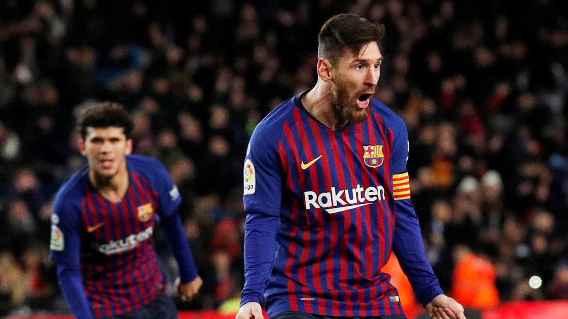 Messi comanda reação do Barça em empate com o Valencia no Camp Nou
