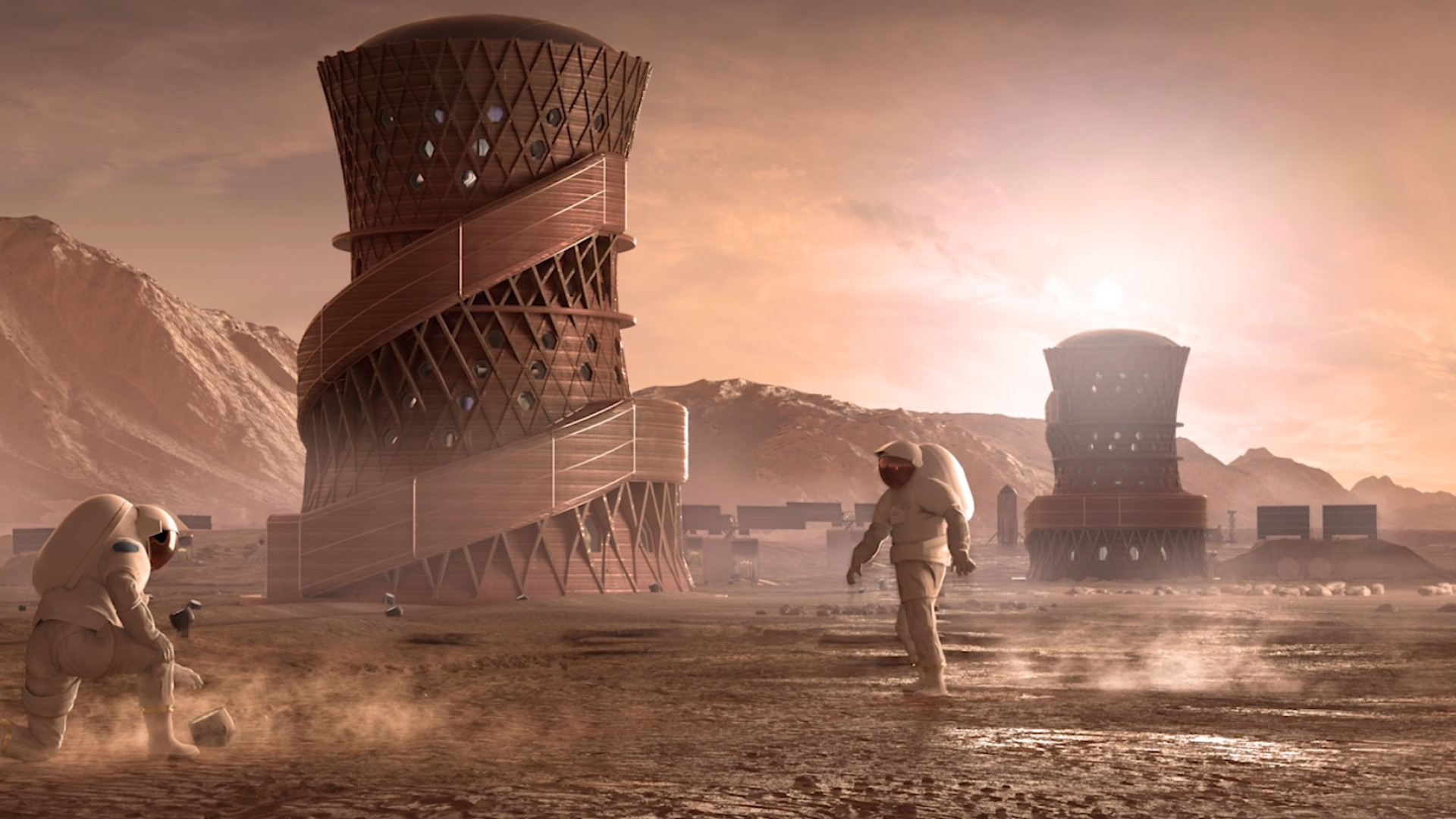 Nasa revela os três finalistas de concurso para desenhar casa em Marte