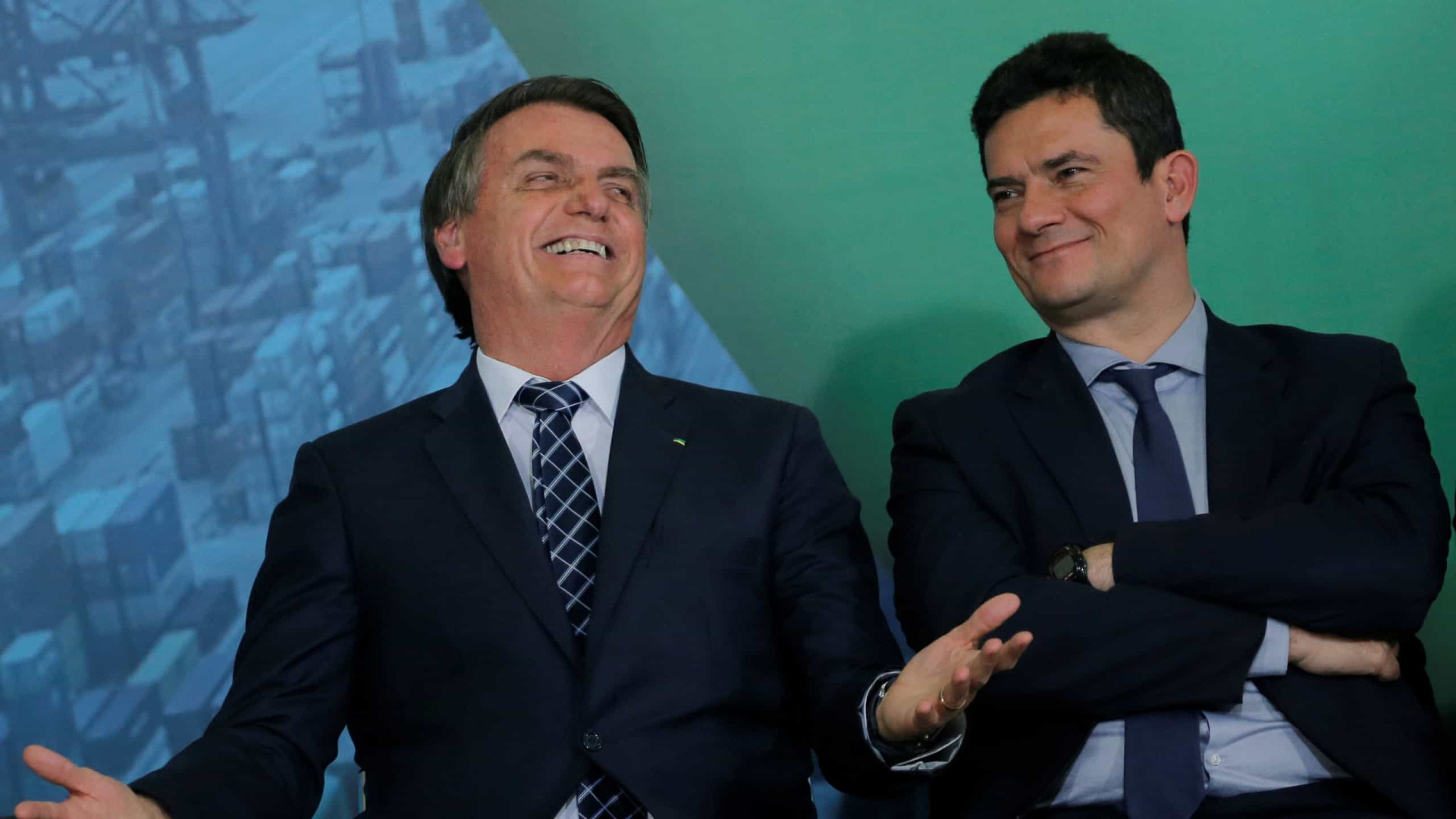 Moro sobe em popularidade nas redes e se aproxima de Bolsonaro