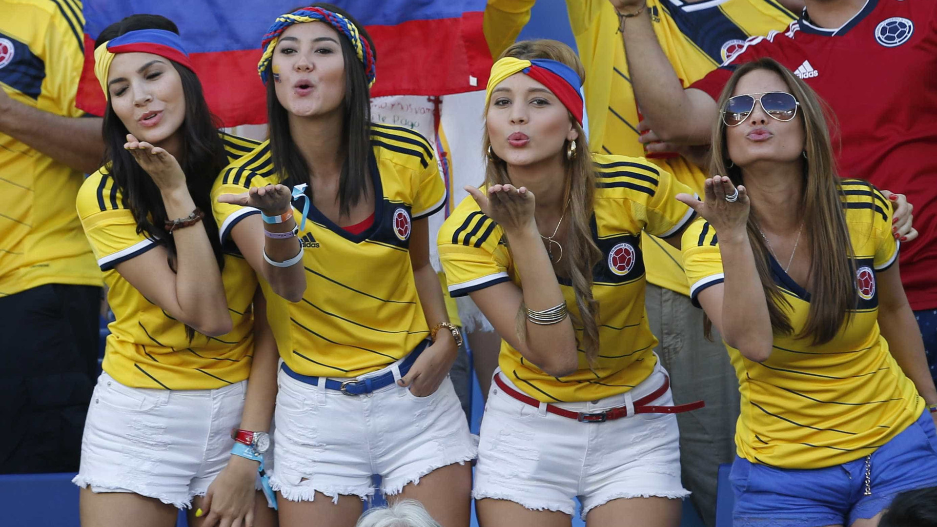 Colombianos se preparam para jogo contra o Uruguai