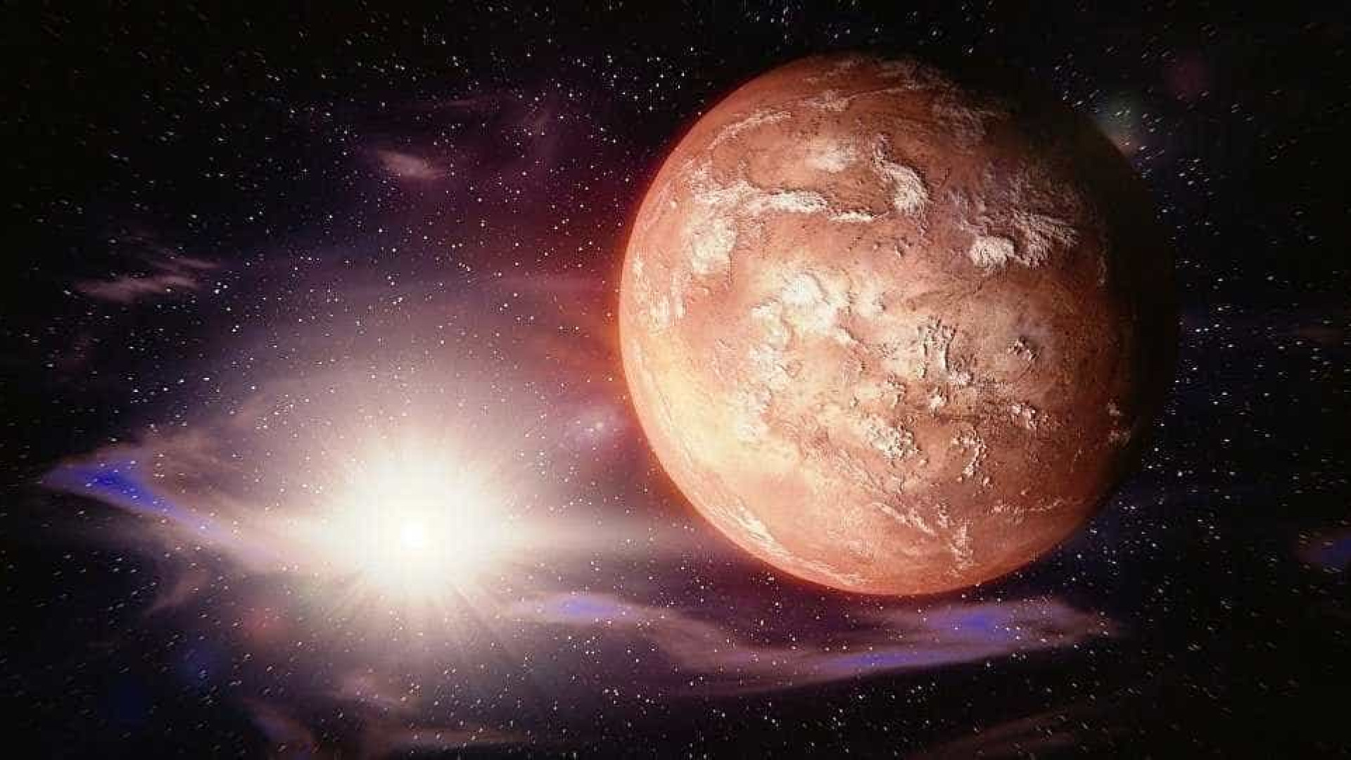 Nasa divulga fotos do primeiro pôr do sol de Marte registrado em cores