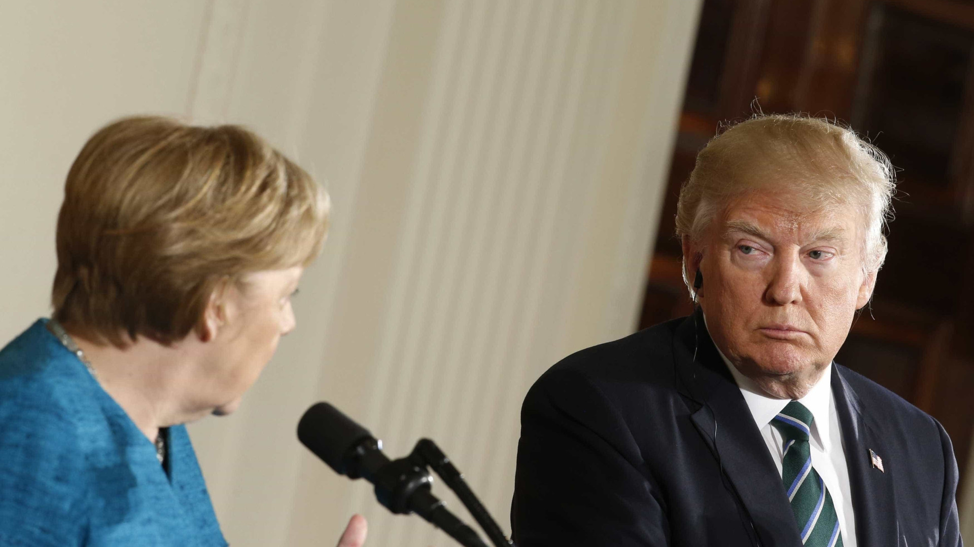 Trump diz esperar não ter necessidade de punir alemães com tarifas