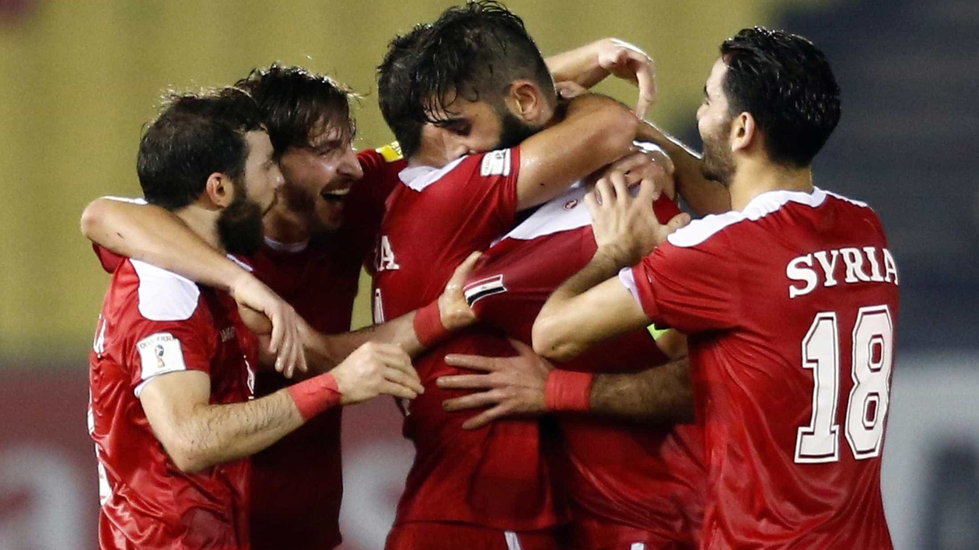 Devastada pela guerra civil, Síria está a quatro jogos da Copa