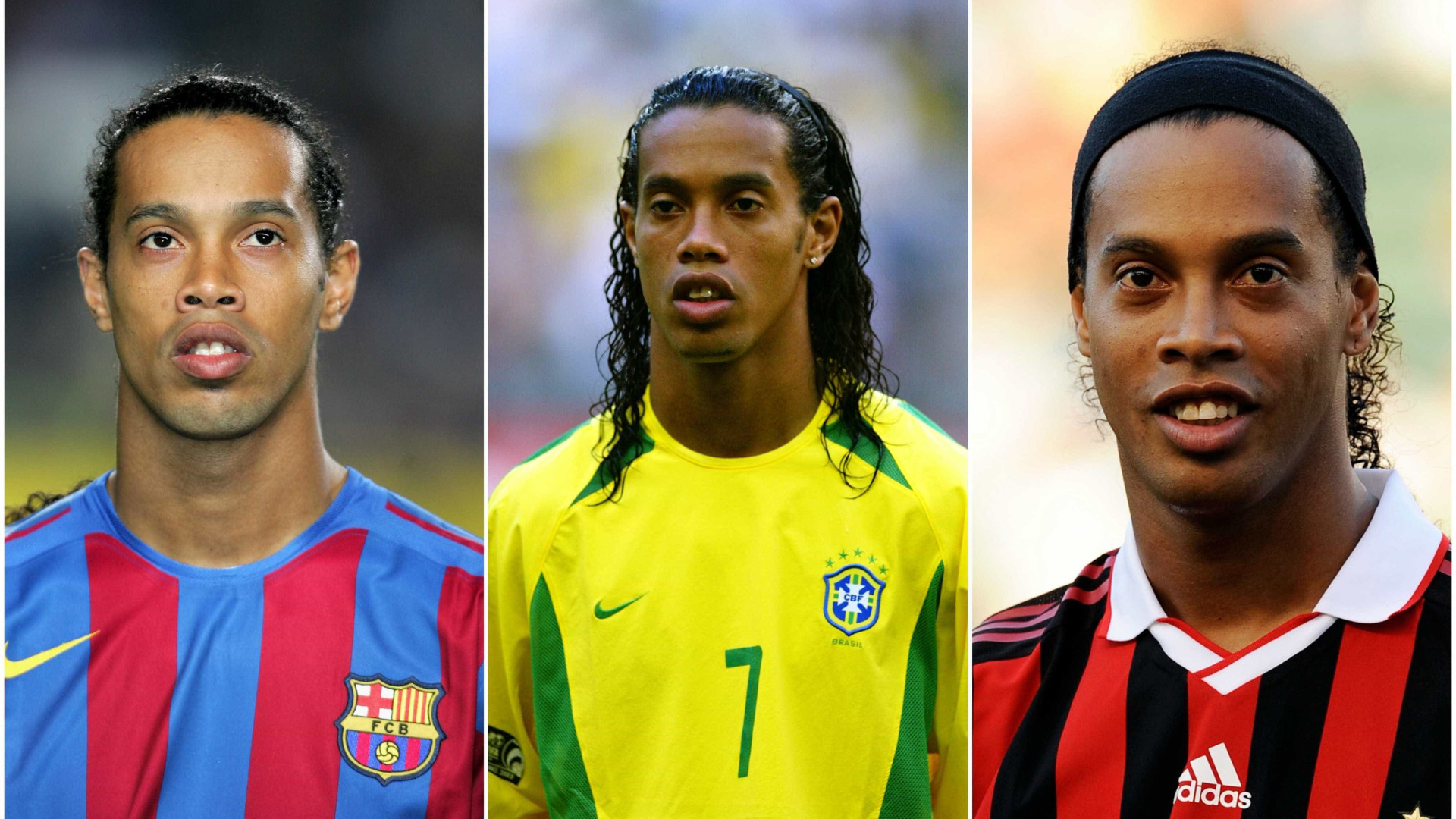 Do início até a aposentadoria: a trajetória de Ronaldinho em imagens