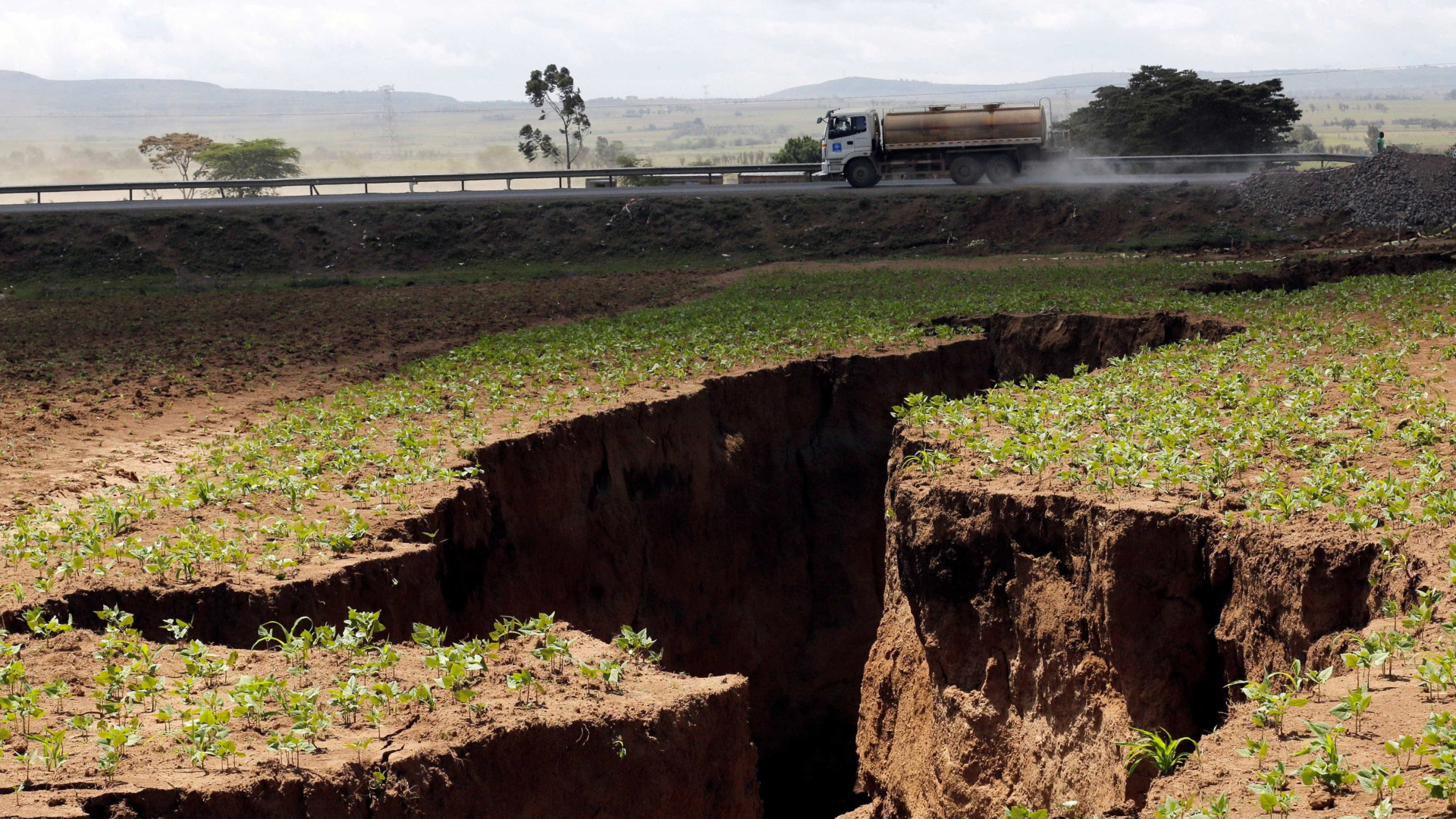 Cratera no Quênia sinaliza divisão do continente africano