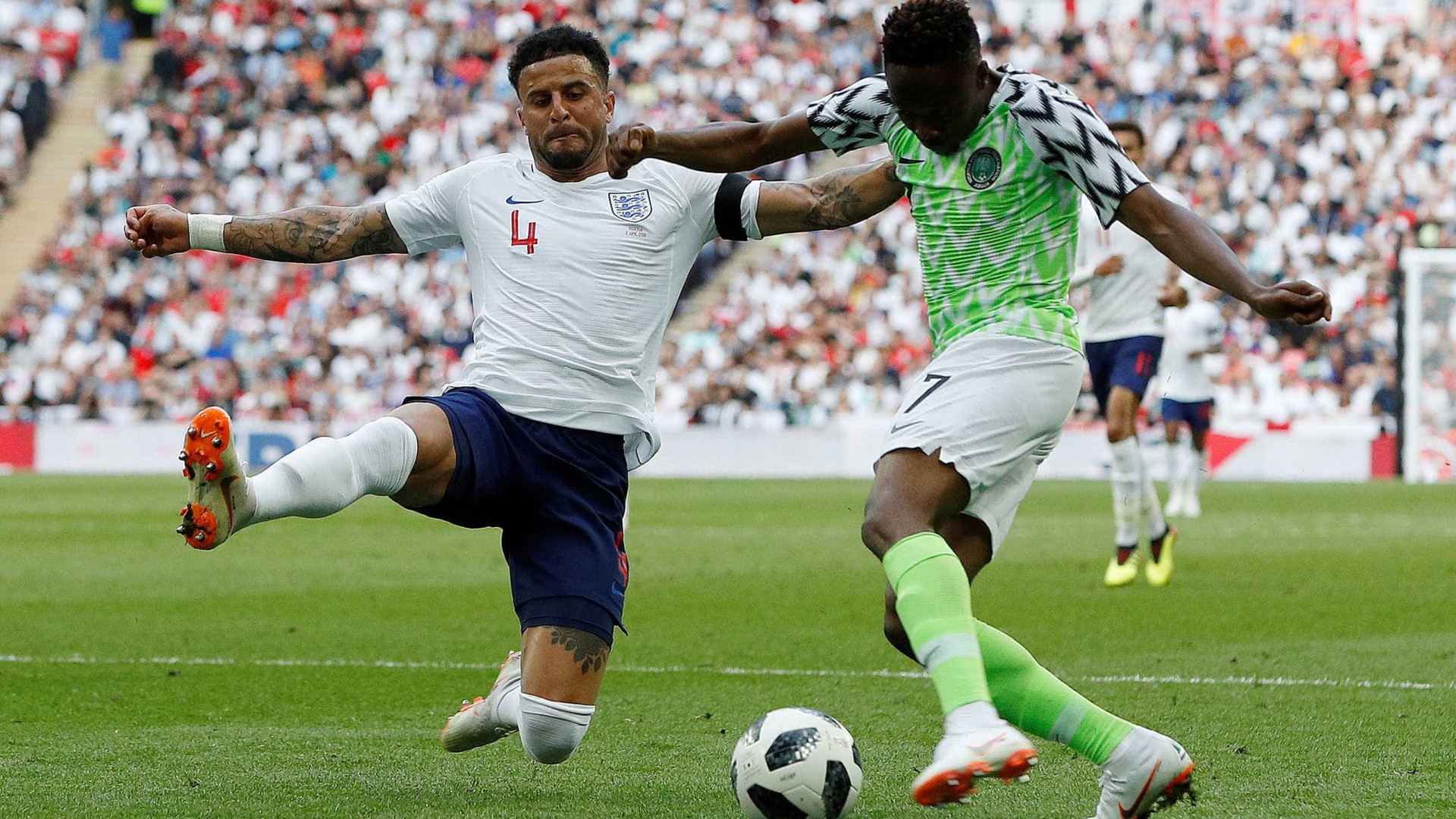 Com Wembley cheio, Inglaterra sofre pra vencer Nigéria em amistoso 