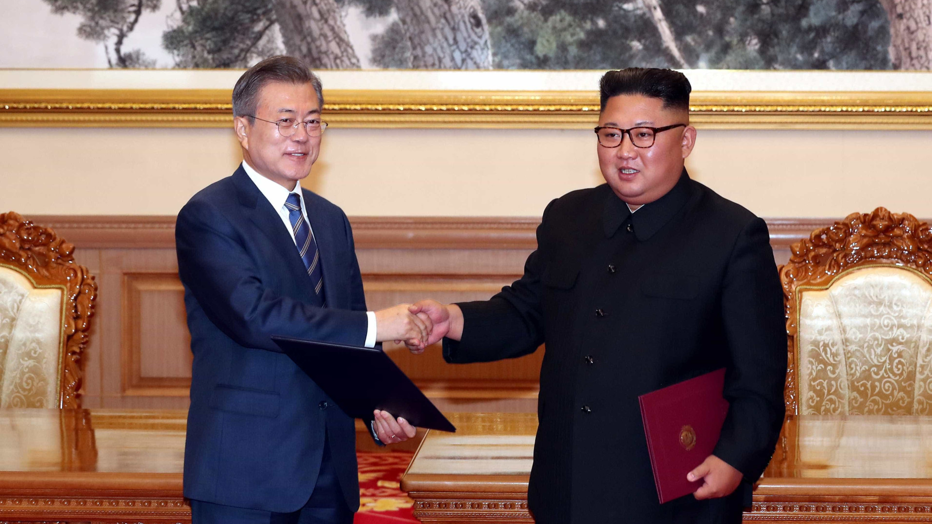 Kim Jong-un deseja 'paz duradoura', diz presidente da Coreia do Sul