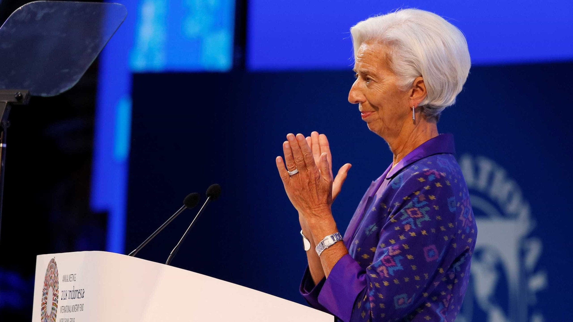 Eventual pausa no aumento de juros pelo BCE poderá não ser definitiva, diz Lagarde