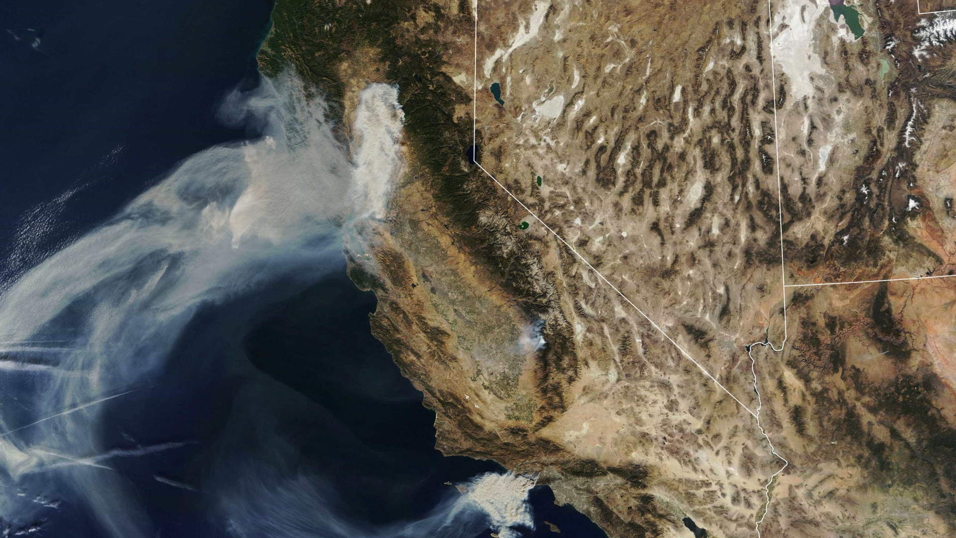 Nasa mostra incêndios na Califórnia vistos do espaço