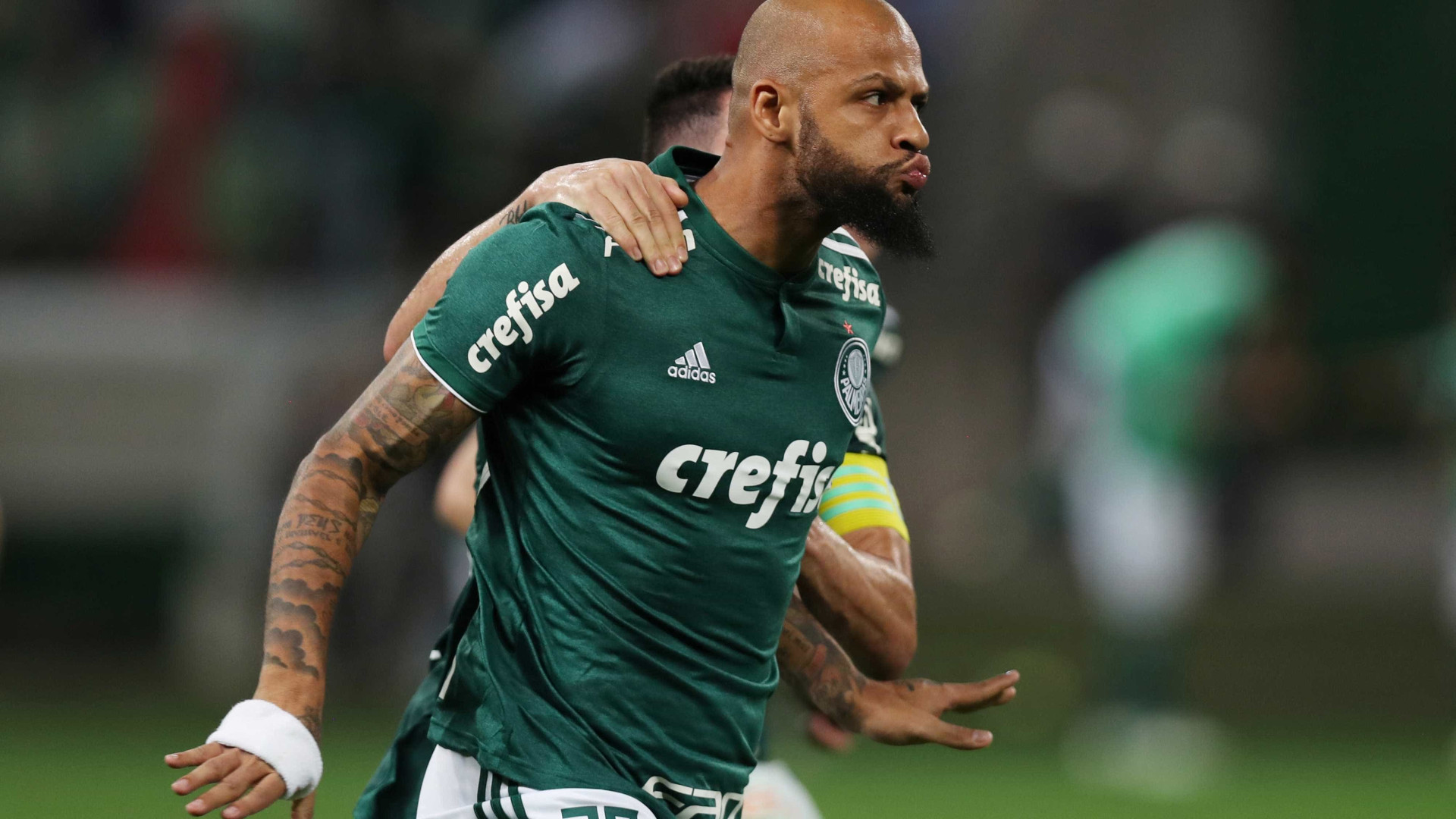 Recuperado, Felipe Melo volta a treinar com o grupo do Palmeiras após 2 meses