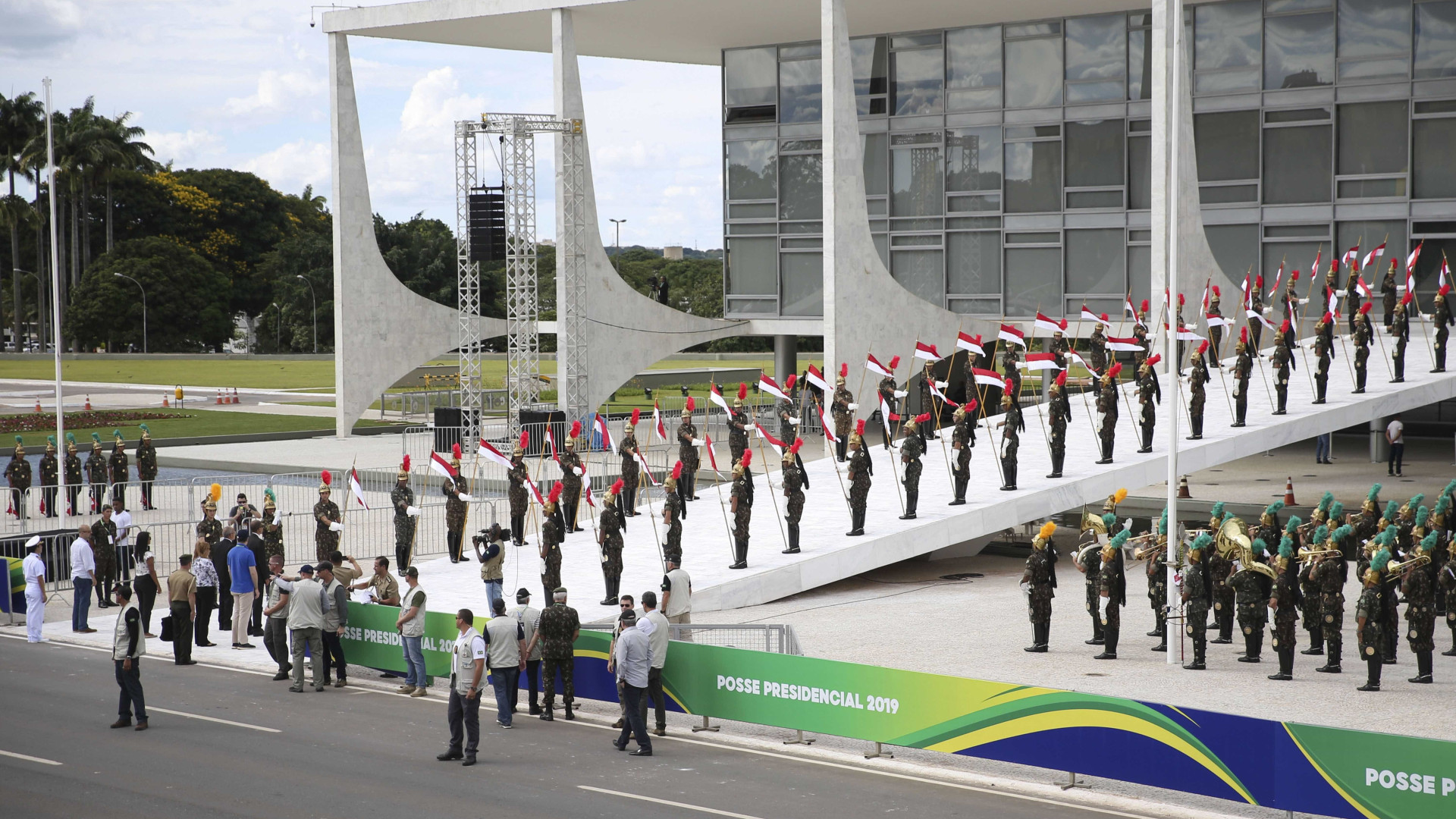 Veja fotos do último ensaio antes da cerimônia de posse de Bolsonaro