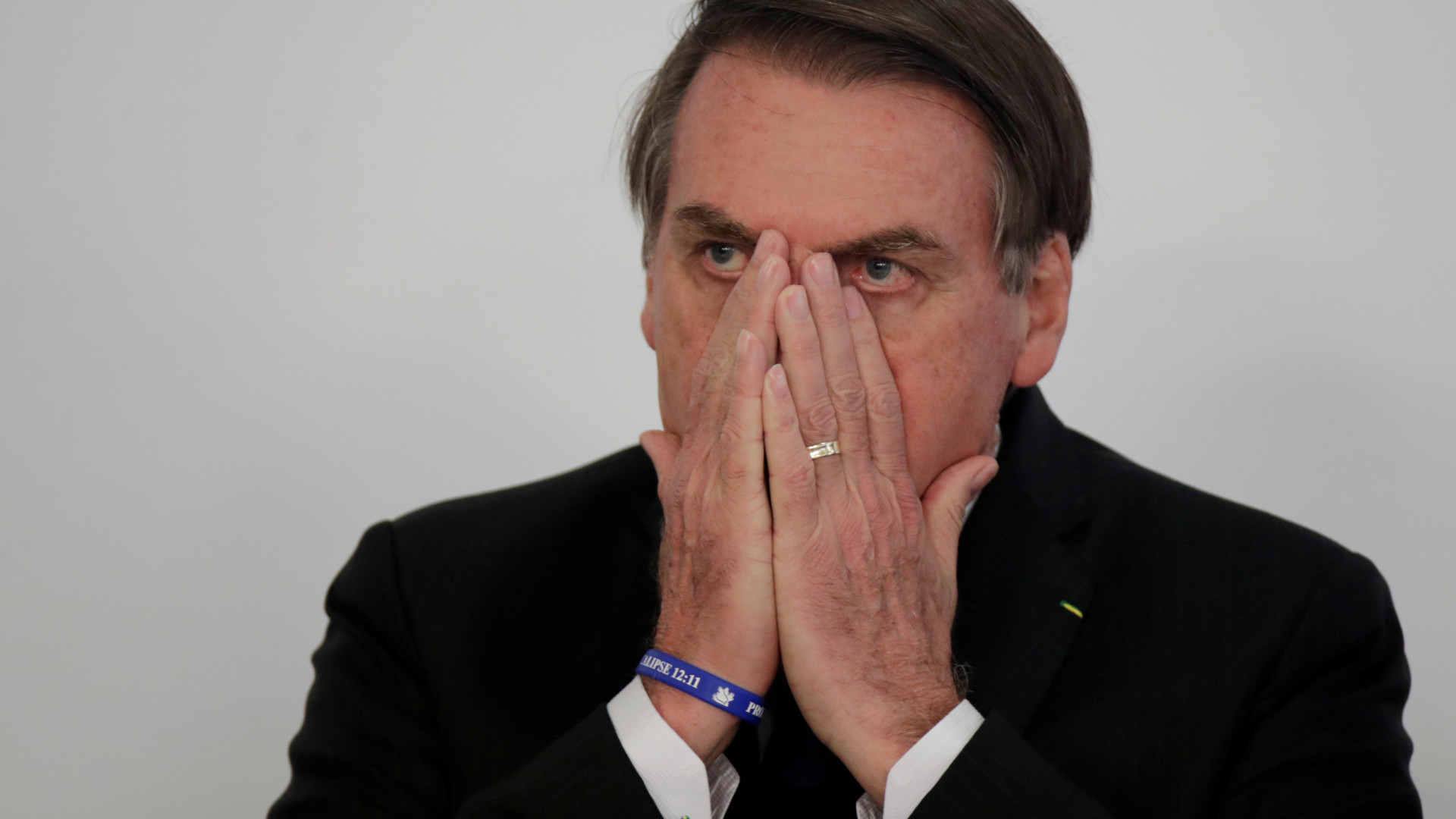 Bolsonaro se reúne com ministros no Palácio do Planalto