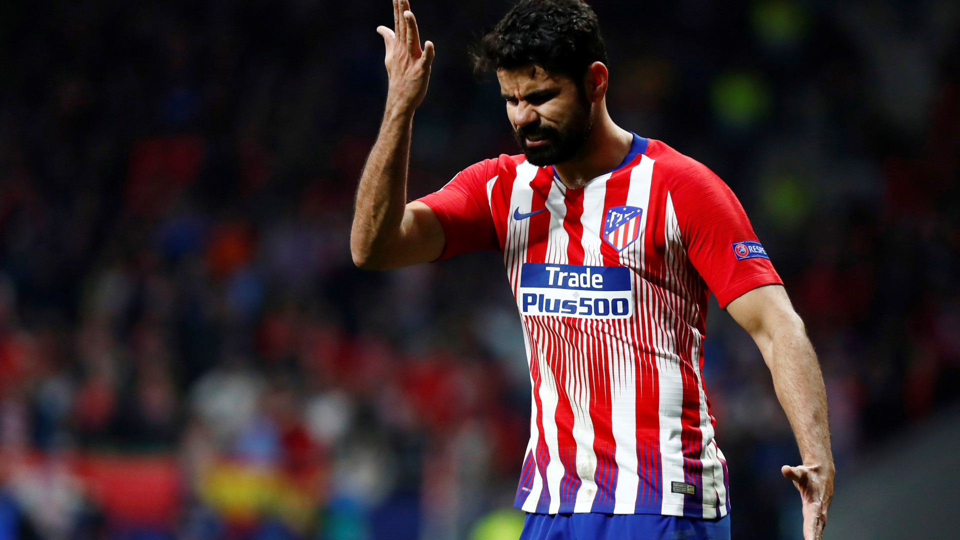 Diego Costa se recusa a treinar após advertência do Atlético de Madrid