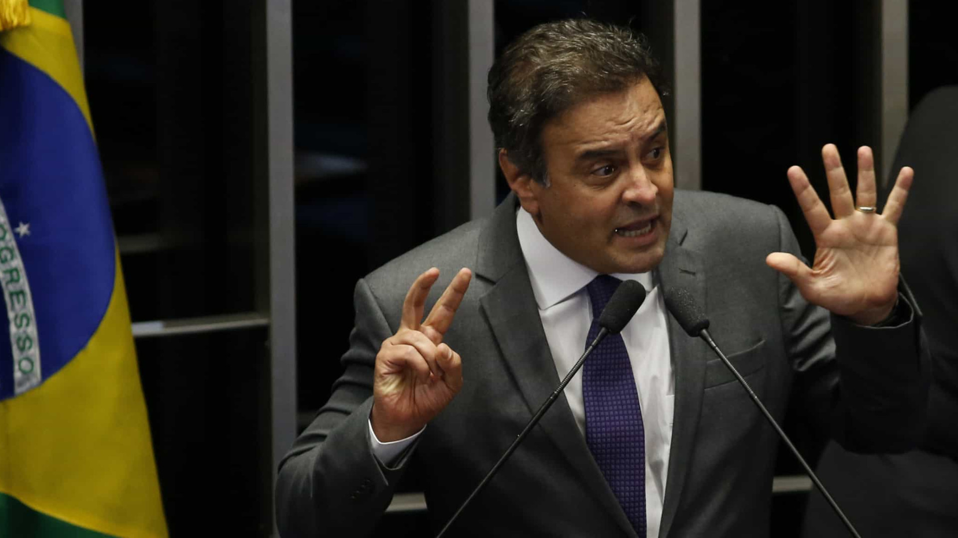 Aécio culpa Doria pela crise no PSDB: 'Esfacelou o partido'