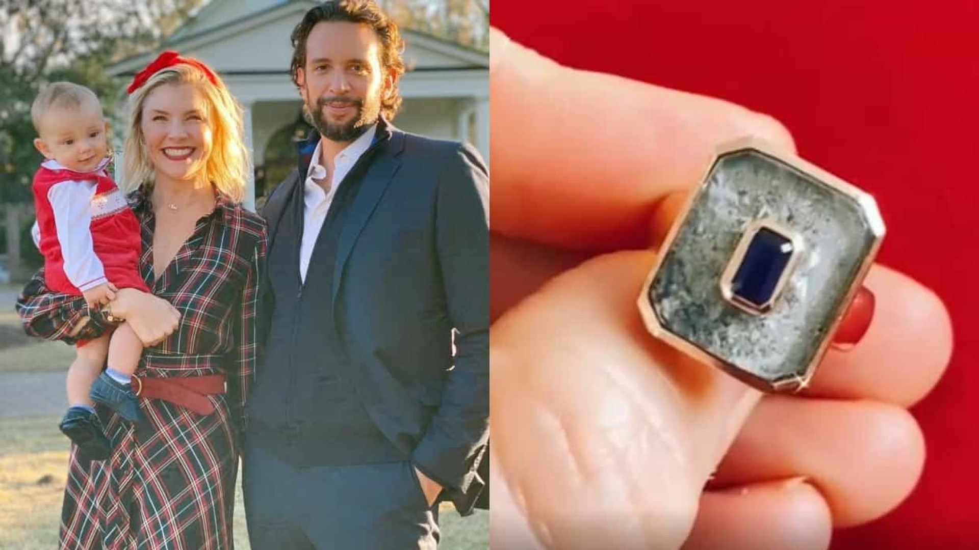 Viúva de Nick Cordero colocou as cinzas do ator morto pela Covid em anel