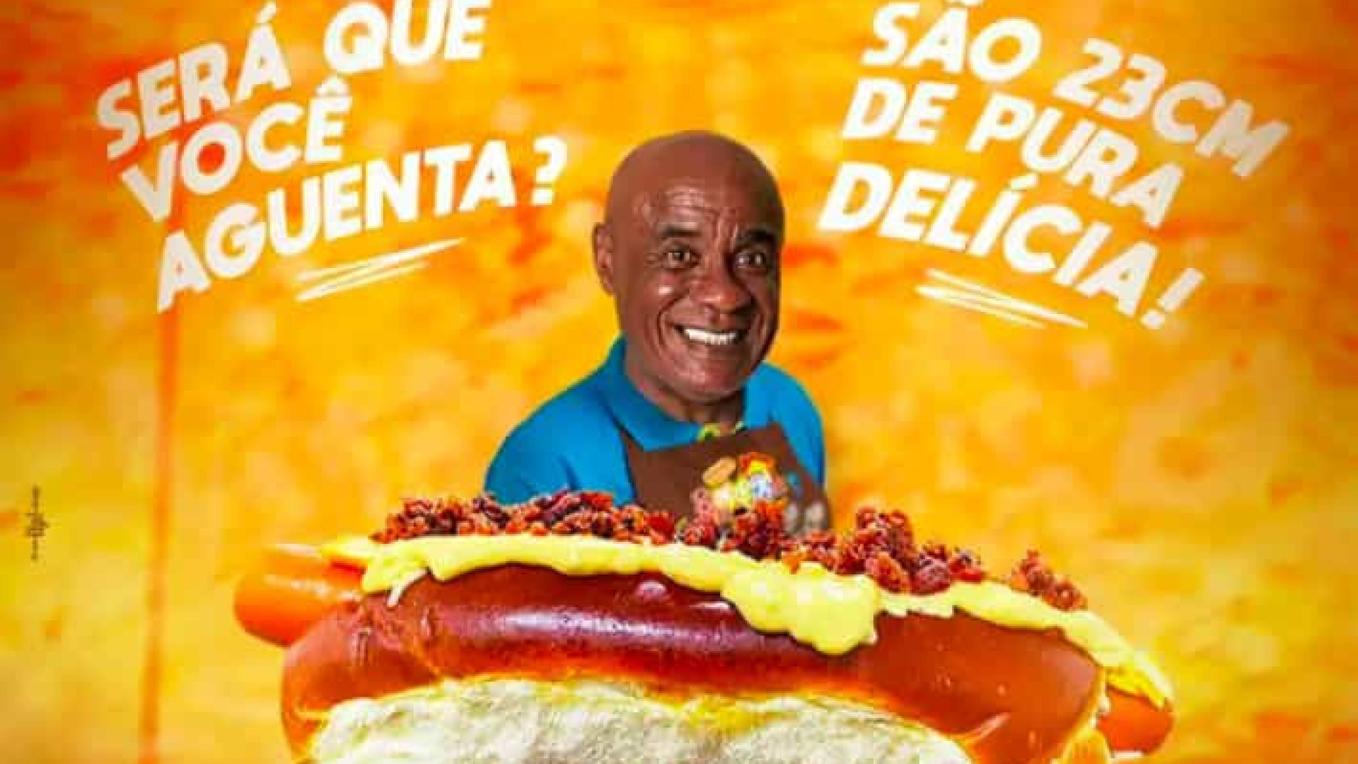 Kid Bengala vira garoto-propaganda de sanduíche de 23 cm em Campo Grande