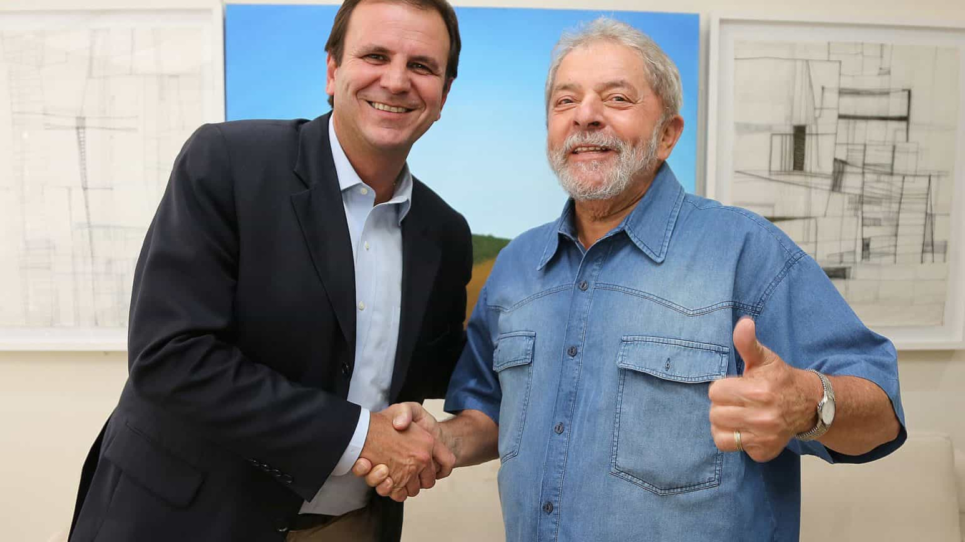 Lula almoça com Paes, que aposta em presidente da OAB para o governo no Rio