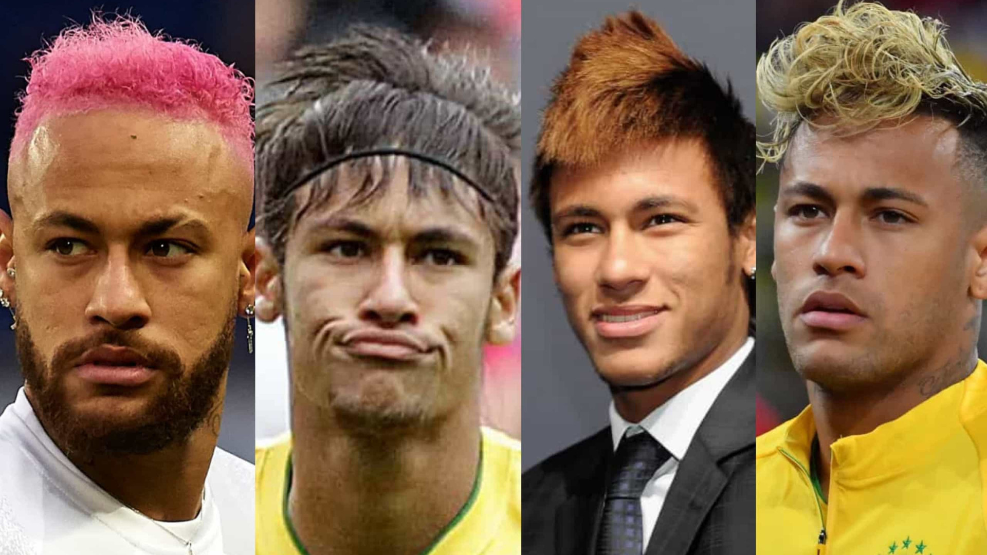 Lembra desse visual? Os cabelos mais icônicos de Neymar!