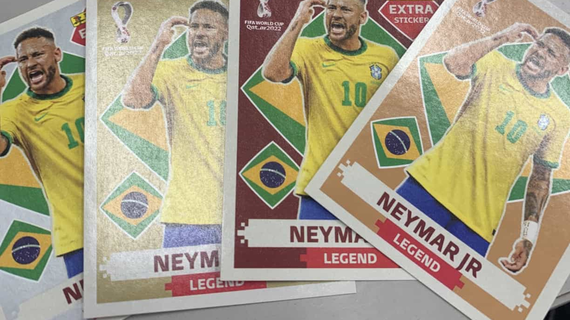 É verdade: figurinha de Neymar é vendida por R$ 10 mil