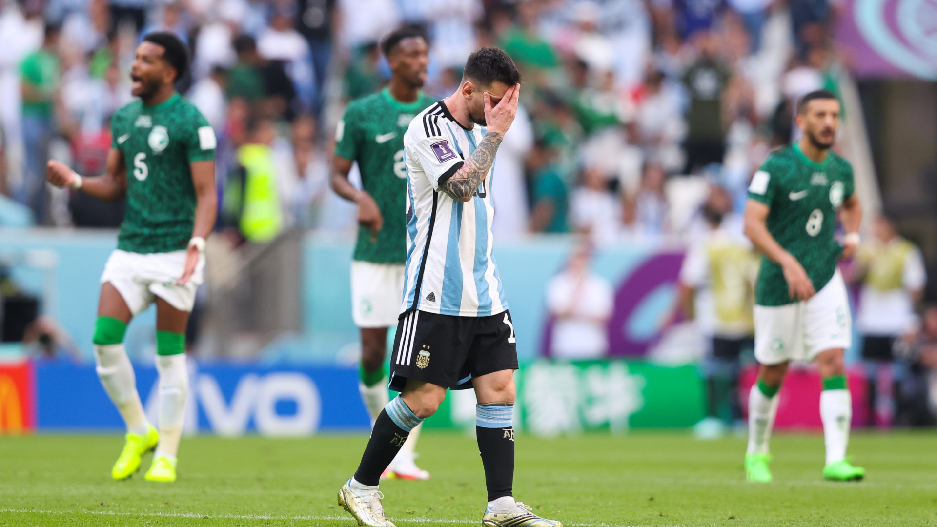  Arábia Saudita e torcida abalam Argentina em zebra histórica das Copas