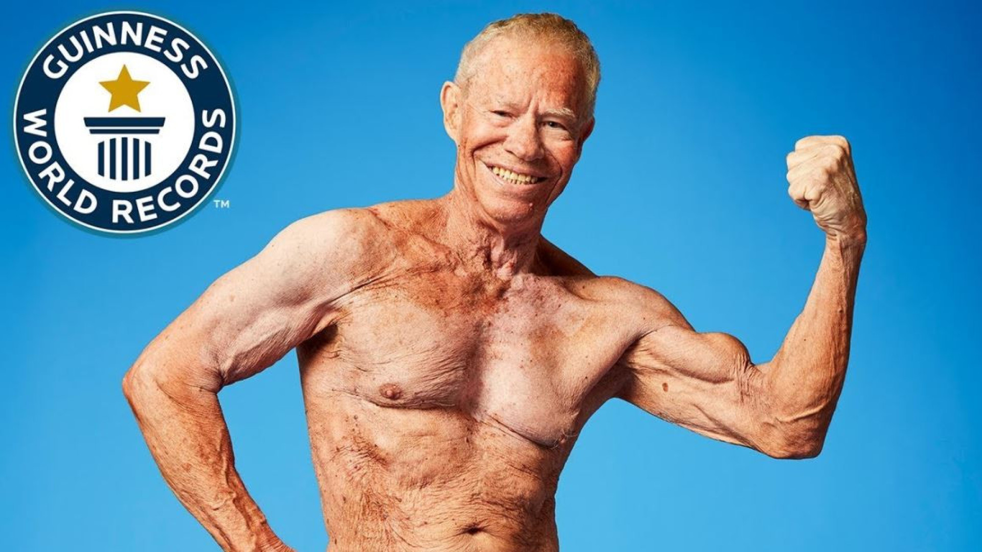 Fisiculturista mais velho do mundo tem 90 anos, malha todo dia e posou nu