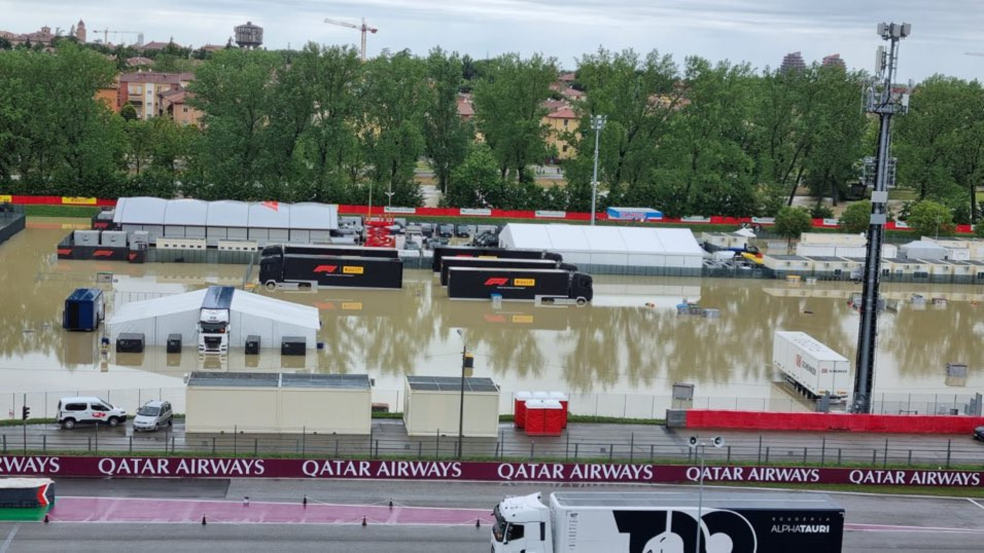 F1 cancela GP da Emilia Romagna após chuvas e inundações na região
