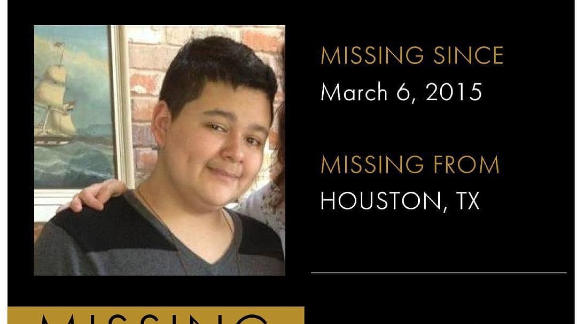 Jovem desaparecido há 8 anos encontrado com vida no Texas