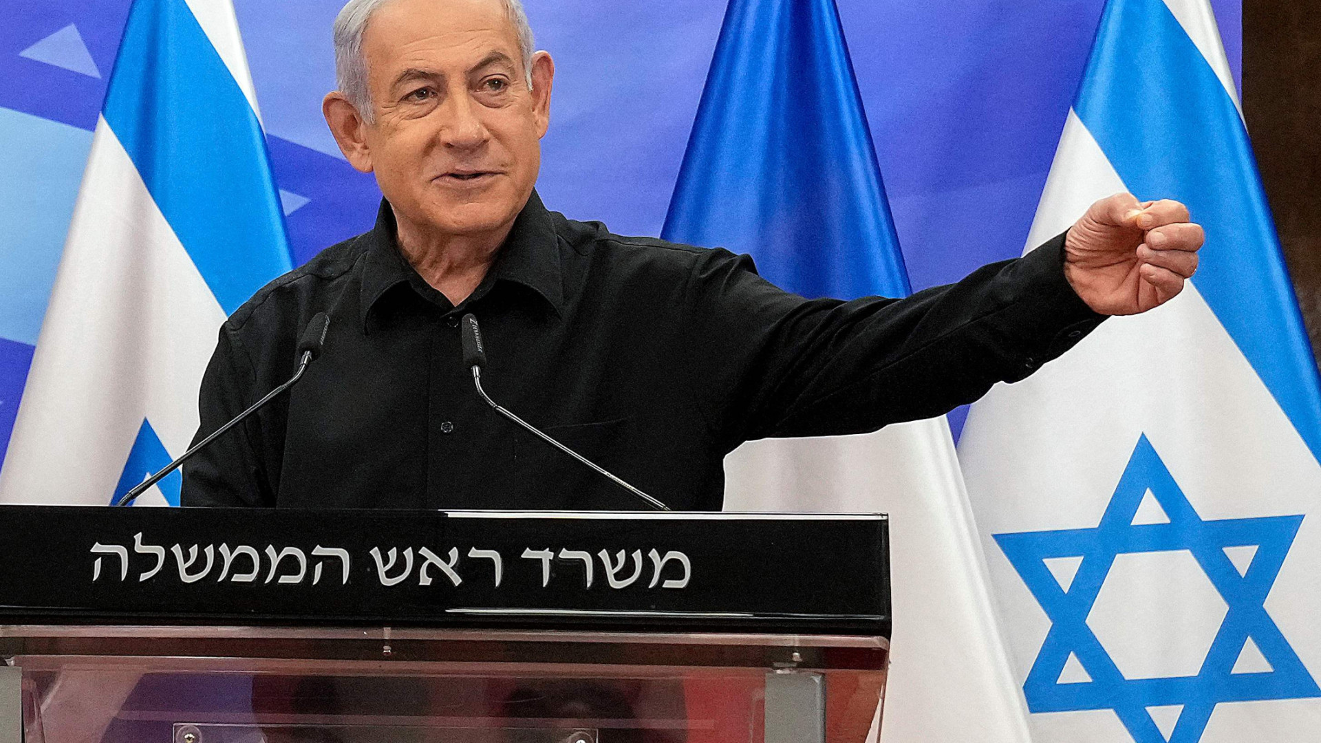 Netanyahu defende continuidade de guerra em Gaza após noite de atos maciços em Israel