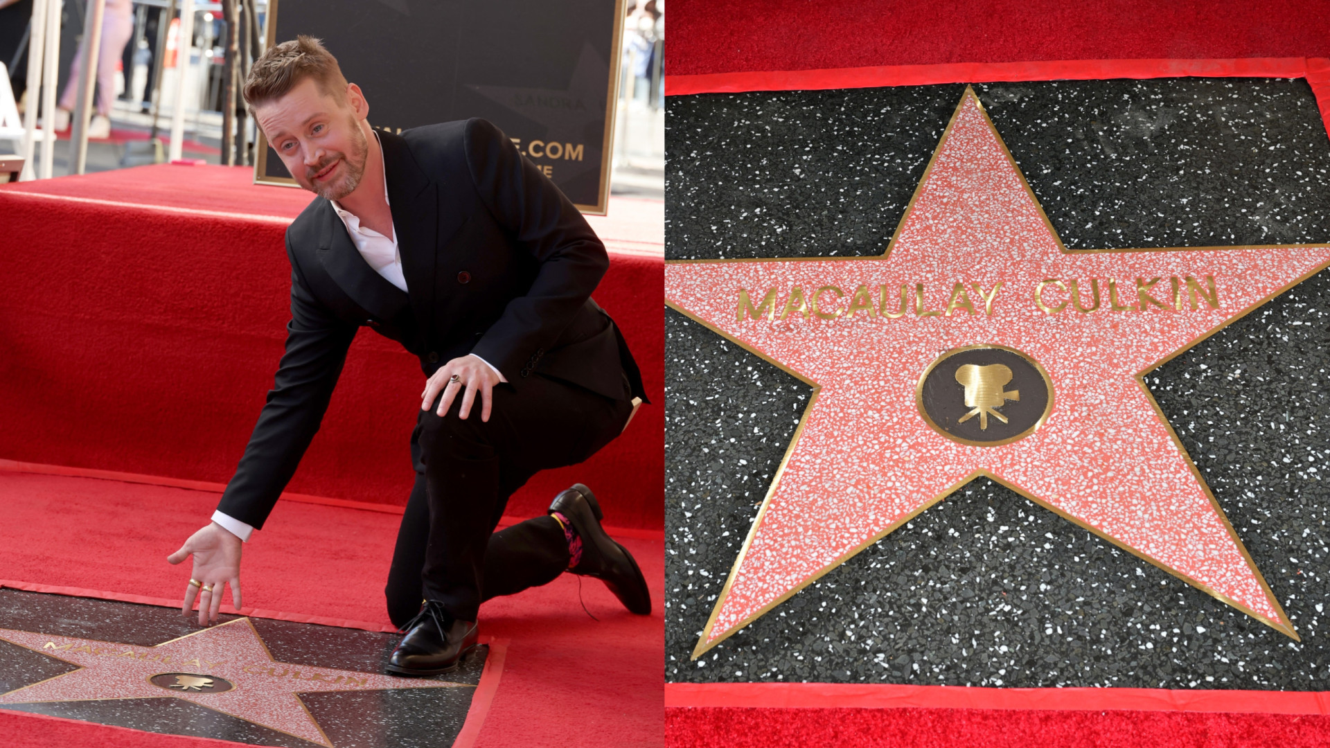 Macaulay Culkin homenageado com estrela na Calçada da Fama