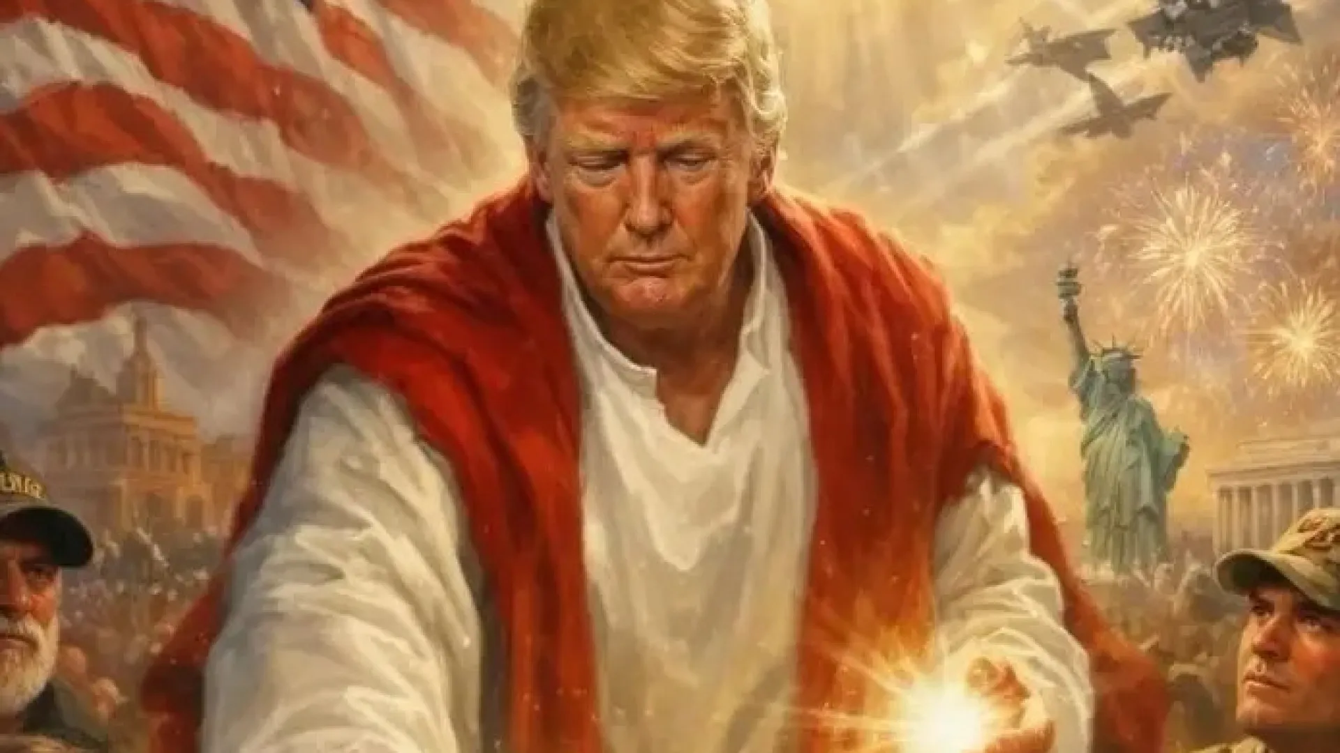 Trump se nega a pedir desculpas ao papa Leão 14 e apaga imagem em que parece Jesus