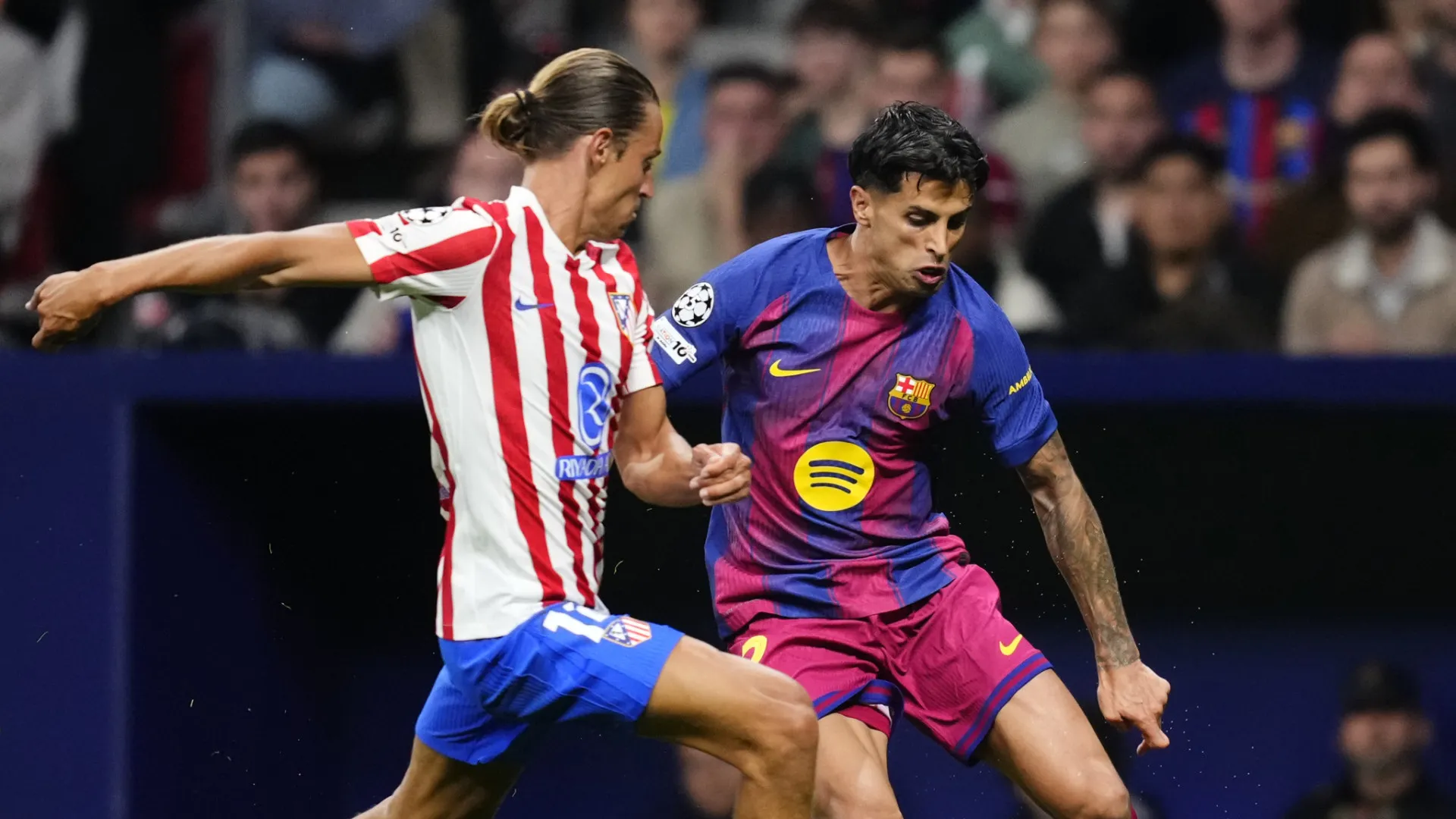 
                    Atlético provoca Barça após classificação e clima esquenta na Champions
                