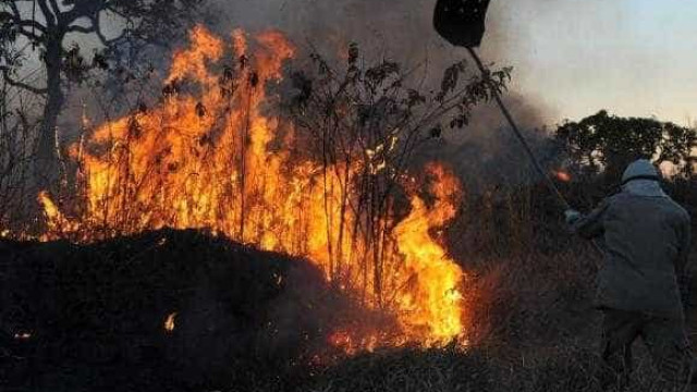 Defesa envia para a serra do Rio helicópteros equipados para combate a incêndios