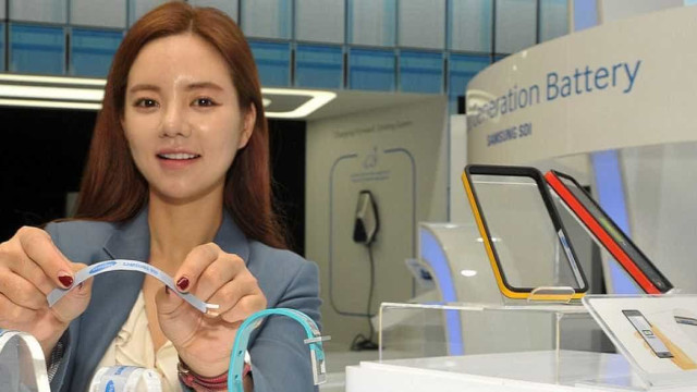 Samsung cria bateria flexível