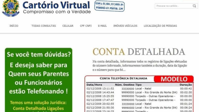 Promotoria critica demora em processo contra site Cartório Virtual